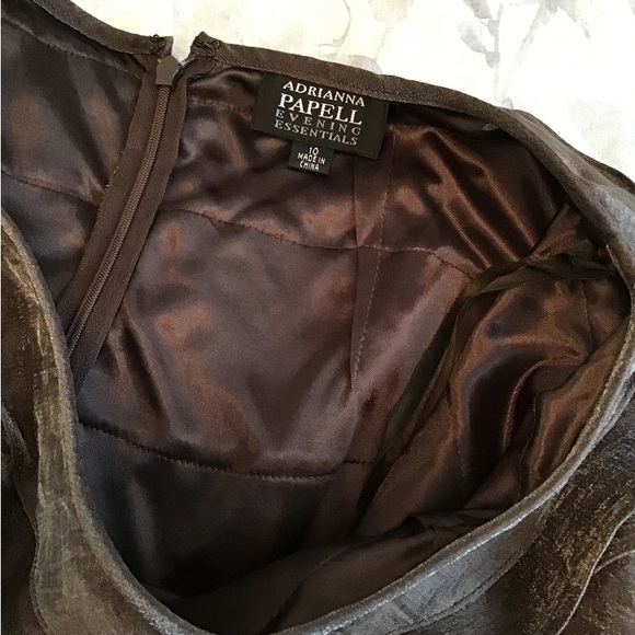 Adrianna Papell Shutter Pleated 2 Piece Dress 10 - Picture 7 of 13